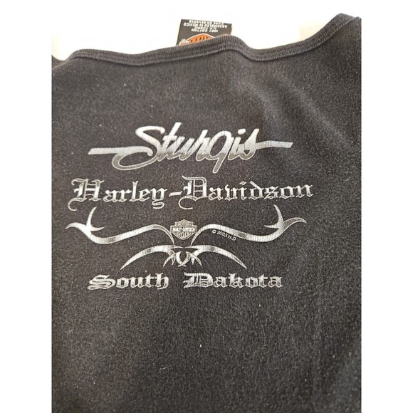 Harley Davidson Small Black Long Sleeve Womens Sturgis 2003 South Dakota (1404 - Picture 5 of 8